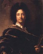 Hyacinthe Rigaud Self-Portrait oil painting